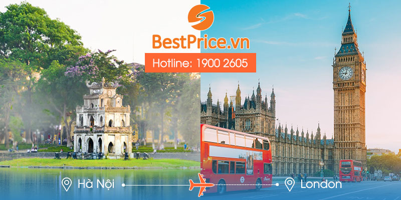 Đặt vé máy bay Hà Nội đi London tại BestPrice