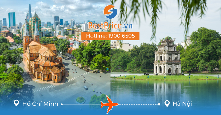 Vé máy bay giá rẻ từ Hồ Chí Minh đến Hà Nội