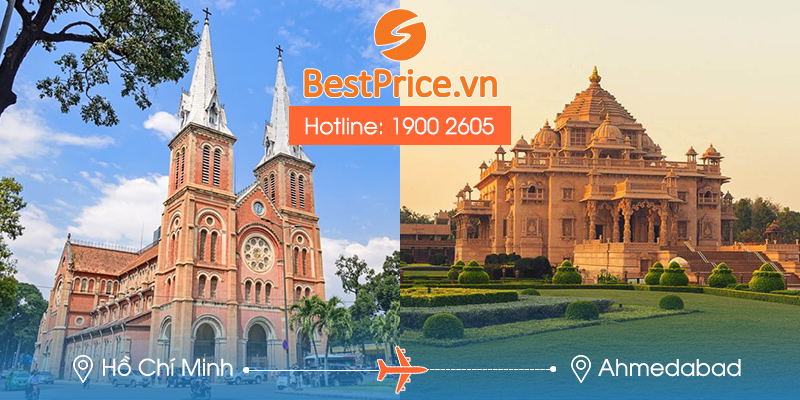 Đặt vé máy bay Sài Gòn đi Ahmedabad tại BestPrice