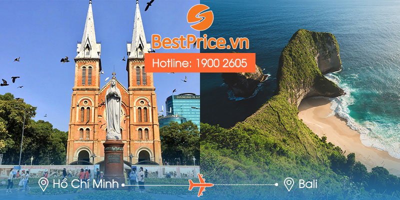 Đặt vé máy bay Sài Gòn đi Bali tại BestPrice