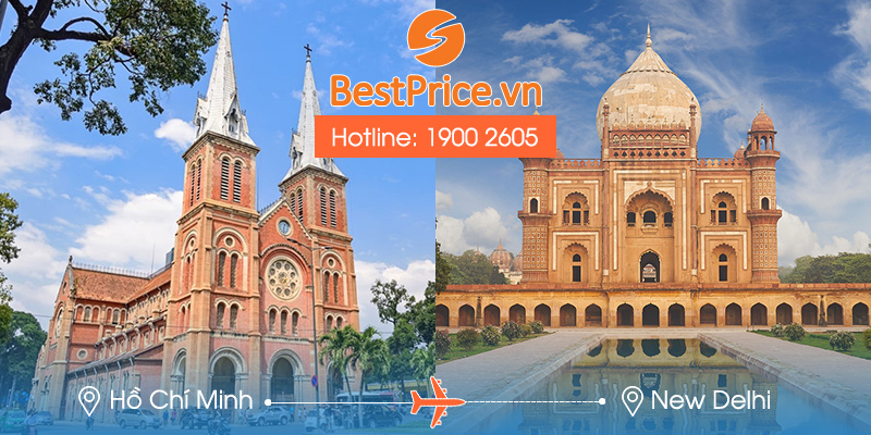 Đặt vé máy bay Sài Gòn đi New Delhi tại BestPrice