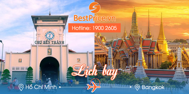 Lịch bay Hồ Chí Minh Bangkok
