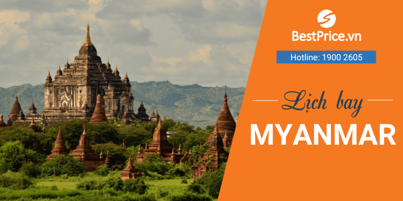 Lịch bay đến Myanmar