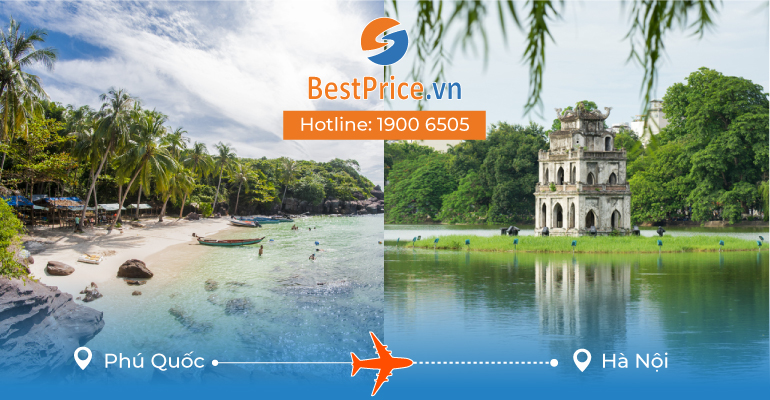 Vé máy bay giá rẻ từ Phú Quốc đến Hà Nội