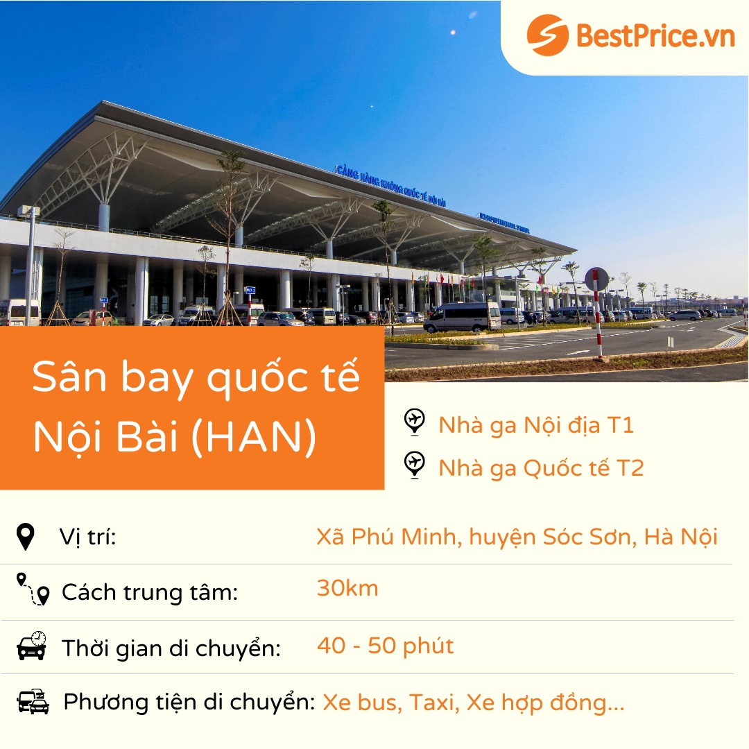 Đặt vé máy bay đi Hà Nội đến sân bay quốc tế Nội Bài