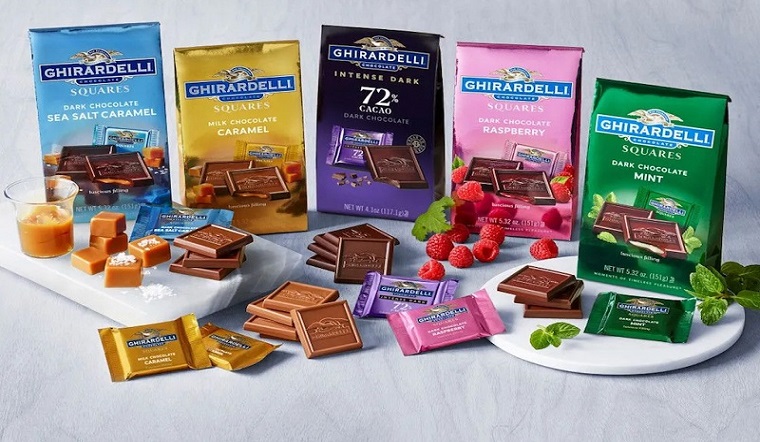 Chocolate Ghirardelli quà Mỹ