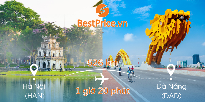 Đặt vé máy bay Hà Nội - Đà Nẵng giá rẻ