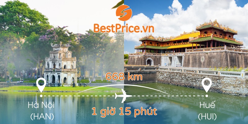 Đặt vé máy bay từ Hà Nội đi Huế