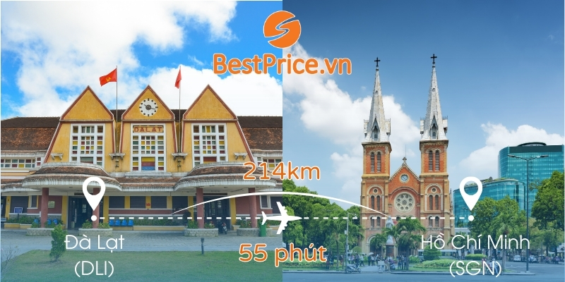 Đặt vé máy bay Đà Lạt đi Hồ Chí Minh