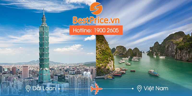 Đặt vé máy bay Đài Loan về Việt Nam giá rẻ