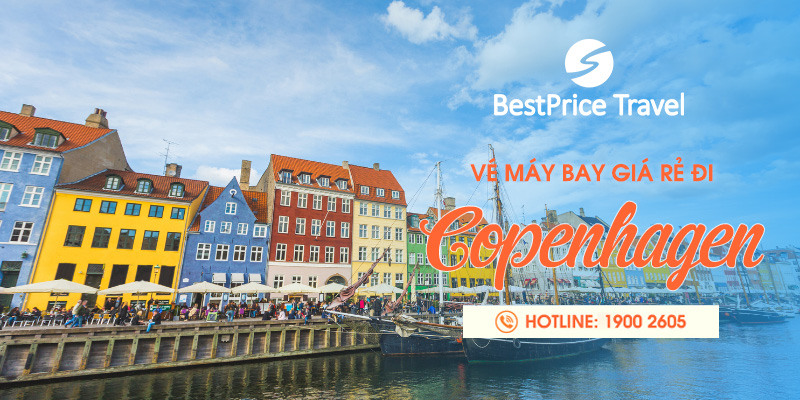 Đặt vé máy bay đi Copenhagen tại BestPrice.vn