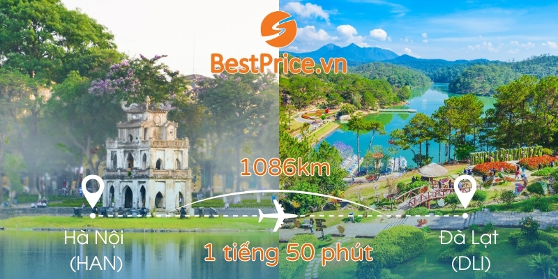 Đặt vé máy bay Hà Nội đi Đà Lạt