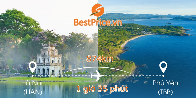 Đặt vé máy bay Hà Nội đi Tuy Hòa