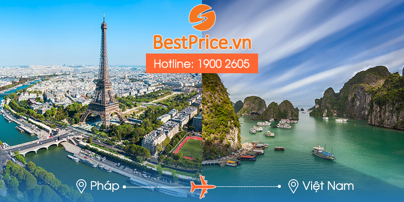 Đặt vé máy bay Pháp về Việt Nam giá rẻ