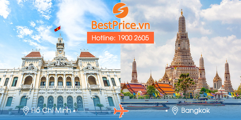 Vé máy bay Sài Gòn (TP. HCM) đi Bangkok