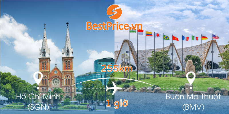 Đặt vé máy bay Sài Gòn đi Buôn Ma Thuột