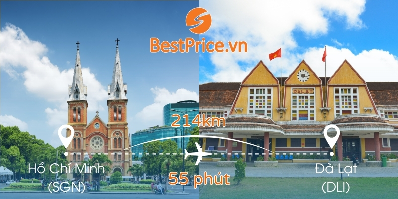 Đặt vé máy bay Hồ Chí Minh đi Đà Lạt