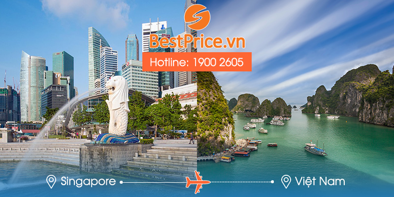 Đặt vé máy bay từ Singapore về Việt Nam