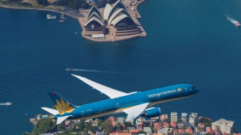 Vietnam Airlines đang khai thác vé máy bay từ Sydney về Việt Nam