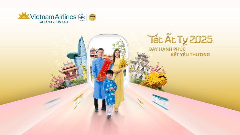 Mua ngay vé Tết Vietnam Airlines 2025 tại BestPrice