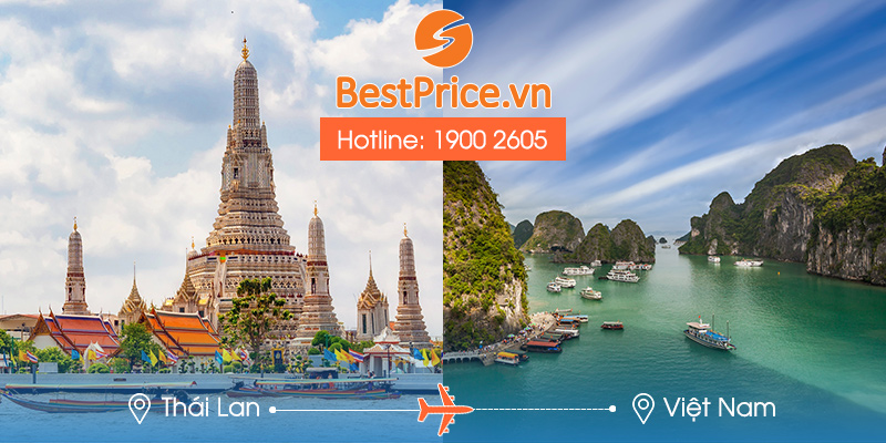 Đặt vé máy bay từ Thái Lan về Việt Nam