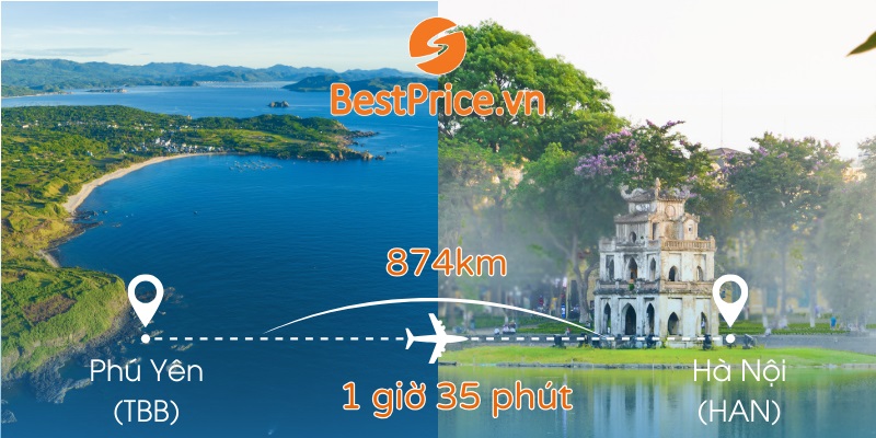Đặt vé máy bay Tuy Hòa - Hà Nội