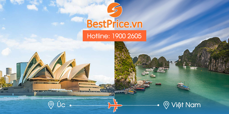 Đặt vé máy bay Úc về Việt Nam giá rẻ