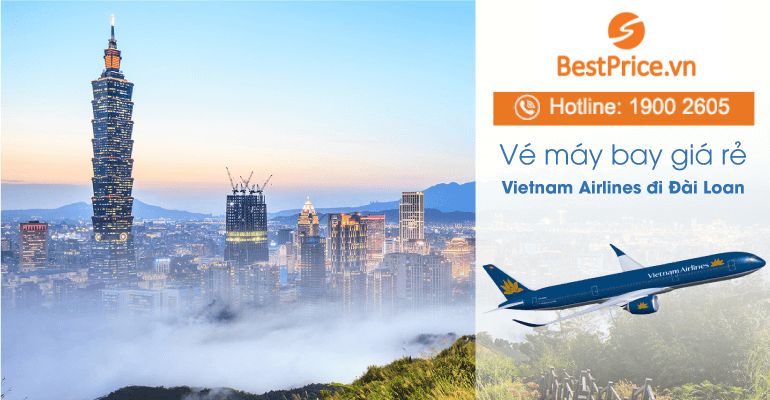 Vé máy bay hãng Vietnam Airlines đi Đài Loan
