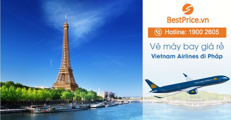 Vé máy bay đi Pháp hãng Vietnam Airlines