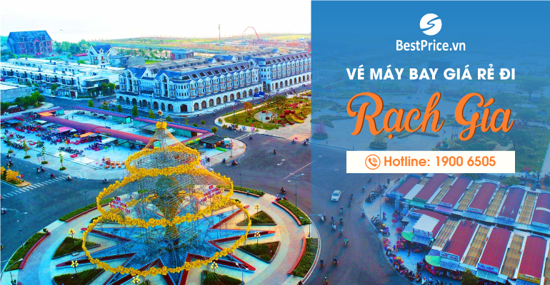 Vé máy bay giá rẻ đi Rạch Giá.