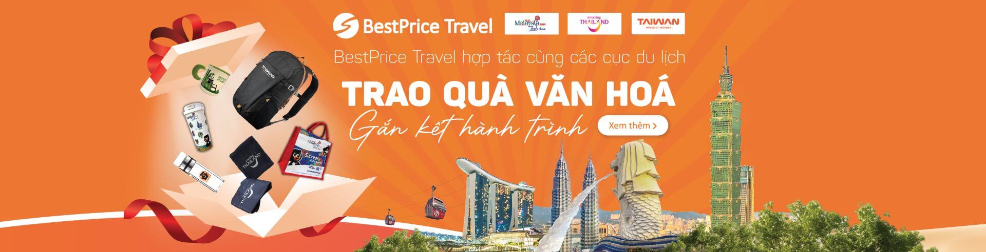 BestPrice Travel Hợp Tác Cùng Các Cục Du Lịch: Trao Quà Văn Hoá.- Gắn Kết Hành Trình