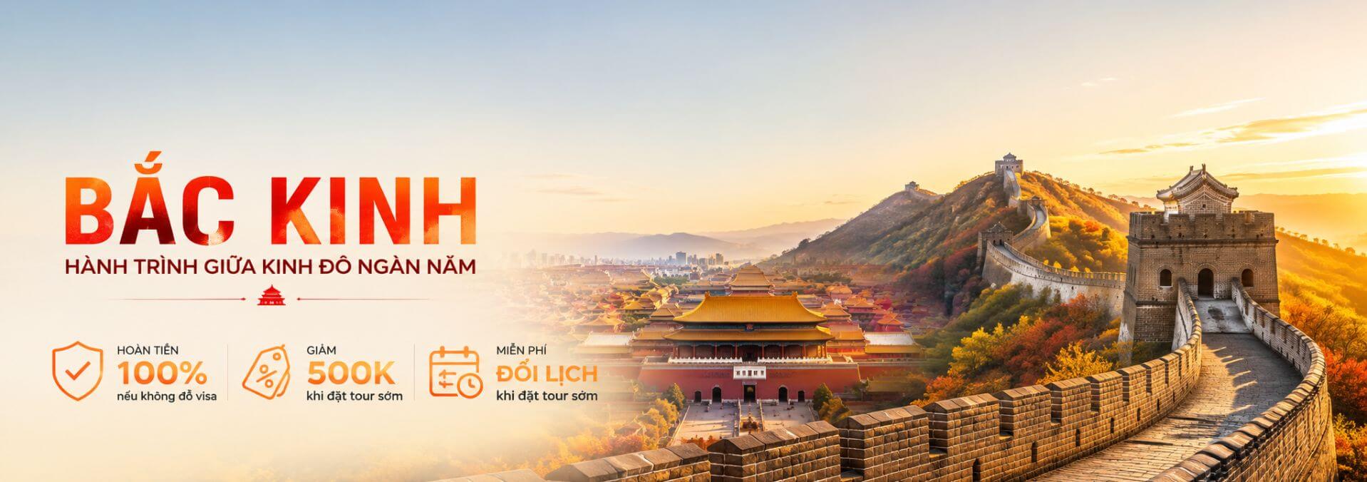 Tour Bắc Kinh: Khám Phá Thủ Đô Ngàn Năm