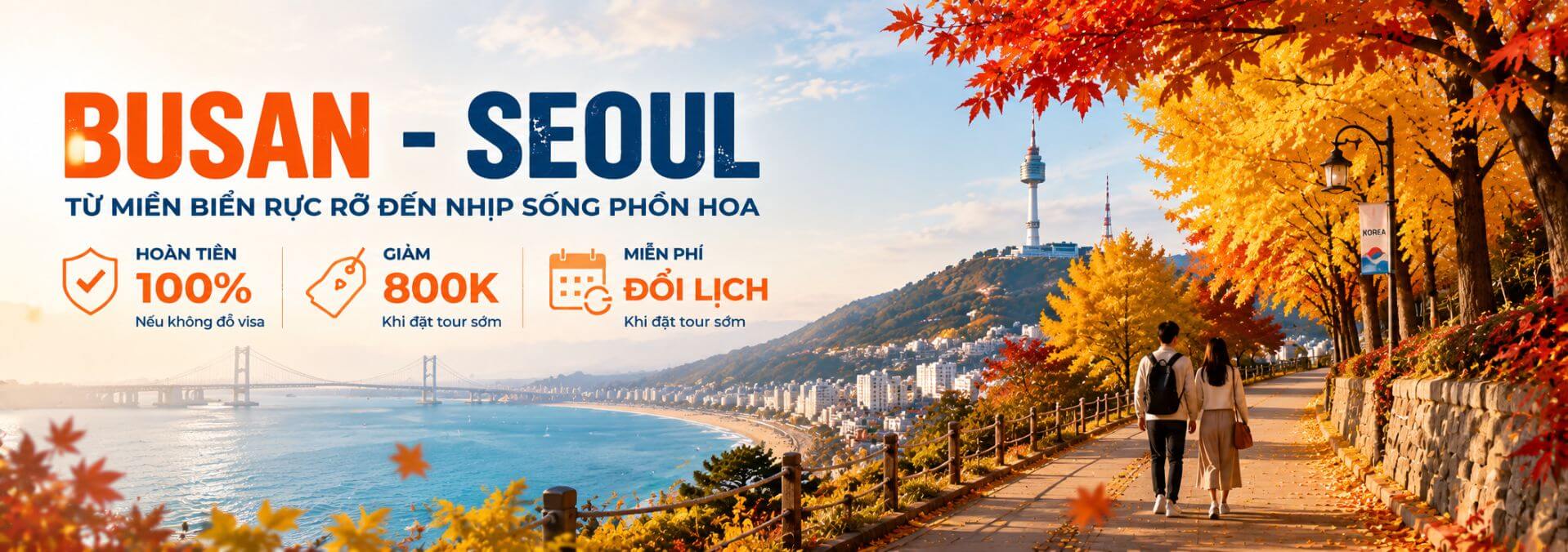 Tour Busan - Seoul: Hai Sắc Màu Hàn Quốc