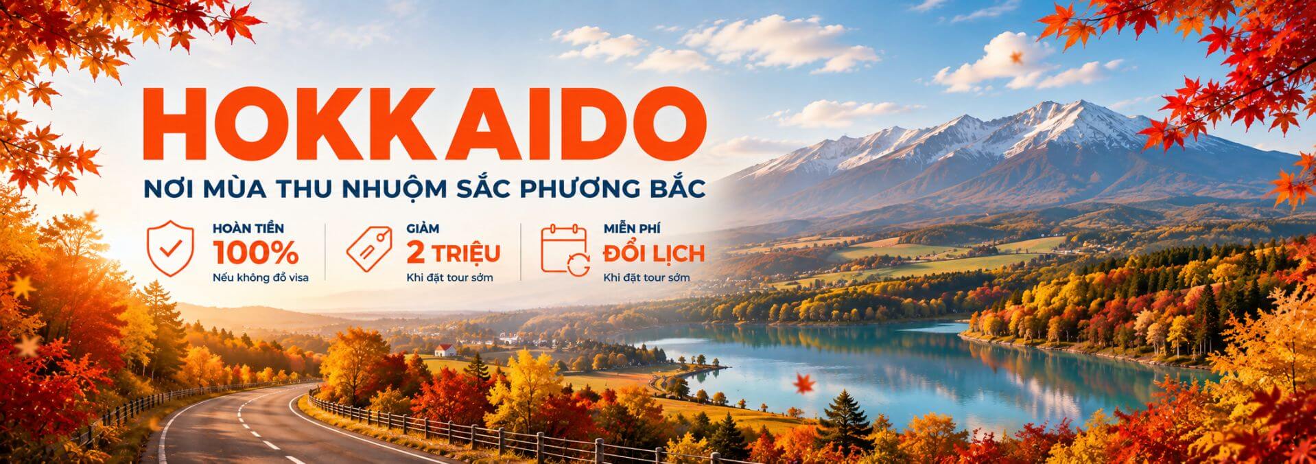 Tour Hokkaido cao cấp, trải nghiệm trọn vẹn