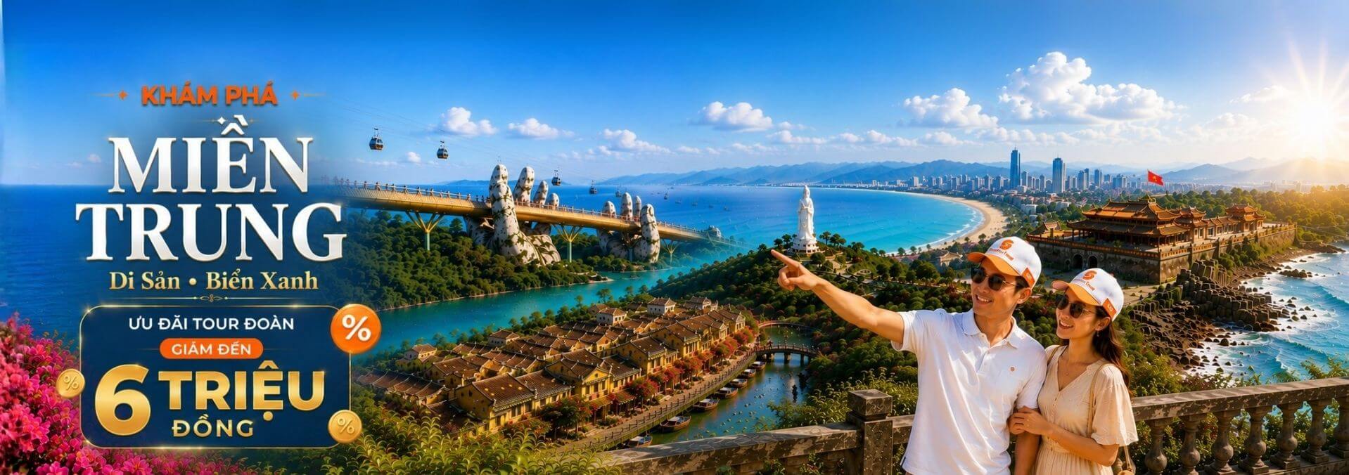 Tour Miền Trung Khám Phá Di Sản 2026