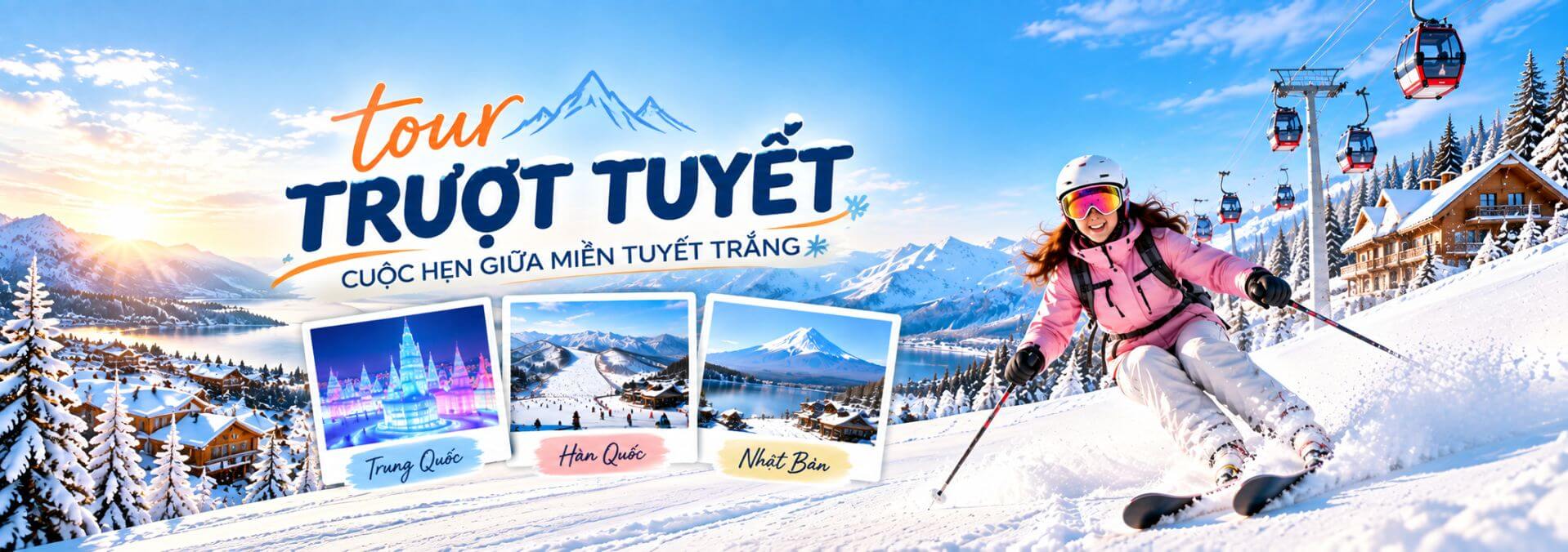 Tour Mùa ĐôngTrượt  Tuyết Khuyến Mại, Giá Tốt