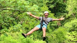 Vé trượt Zipline Canopy - Công viên thám hiểm Kong Forest