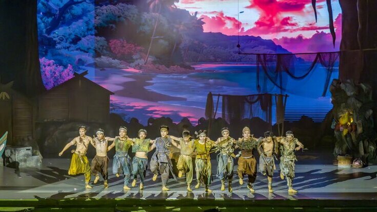 Tiên Sa Show là show diễn công phu, được đầu tư bài bản