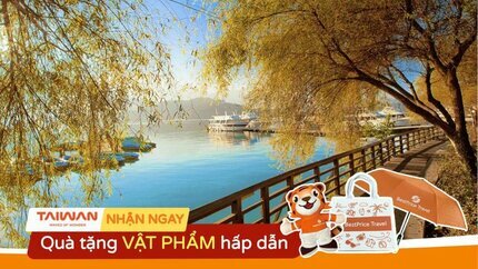 Đài Loan Lá Đỏ: HCM - Đài Bắc - Đài Trung - Cao Hùng - Vịnh Đại Bằng 5N4Đ