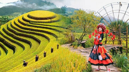 Du Lịch Sapa: Hà Nội - Bản Cát Cát - Hàm Rồng - Fansipan 3N2Đ