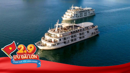 Hà Nội – Tràng An – Bái Đính – Du thuyền 5 sao Hạ Long 4N3Đ