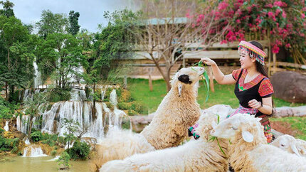 Tour Mộc Châu: Check in Thác Dải Yếm - Happy Land - Mocha Hill 4N3Đ