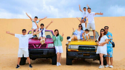 Jeep Tour Khám Phá Mũi Né - Teambuilding: TP.HCM - Mũi Né - Bàu Trắng - Cung Đường Đôi -  Đồi Cát Bay 3N2Đ