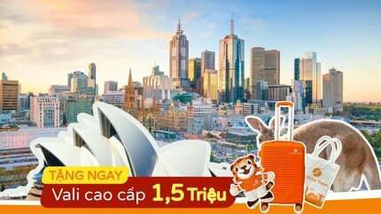 Tour du lịch Úc: Hồ Chí Minh - Melbourne - Sydney 7N6Đ