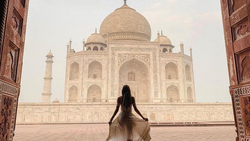 Check in Đền Taj Mahal, Ấn Độ