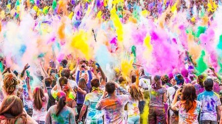 Lễ hội sắc màu Holi tại Nepal