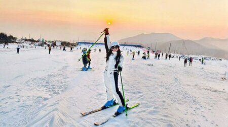 Trải nghiệm trượt tuyết tại Núi tuyết Kiệu Tử