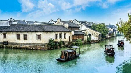 Phong cảnh yên bình đậm chất thơ tại Ô Trấn