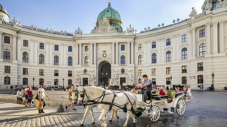 Cung điện Hofburg - cung điện hình vòng cung