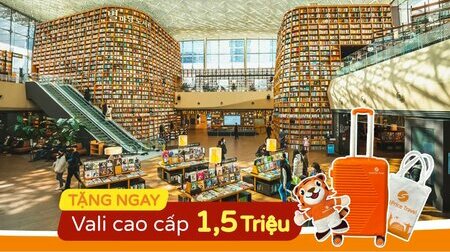 Tour Hàn Quốc 5N4Đ Seoul - Nami - Thư viện Starfield